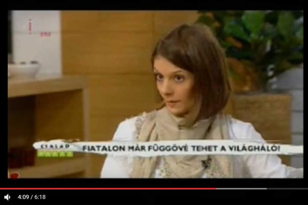 Internetfüggőség – Geszvein Erika pszichológus válaszol (képernyőkivágás a videofelvételből)